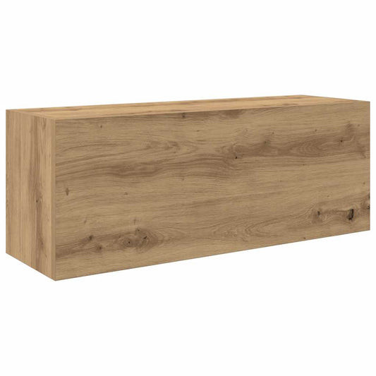 Bathroom Wall Cabinet Artisan Oak 80x25x30 cm Engineered Wood Bathroom Wall Cabinet Artisan Oak 80x25x30 cm Engineered Wood