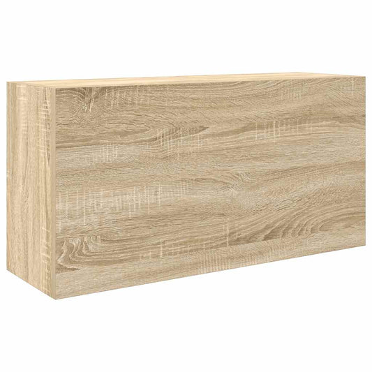 Bathroom Wall Cabinet Sonoma Oak 80x25x40 cm Engineered Wood Bathroom Wall Cabinet Sonoma Oak 80x25x40 cm Engineered Wood