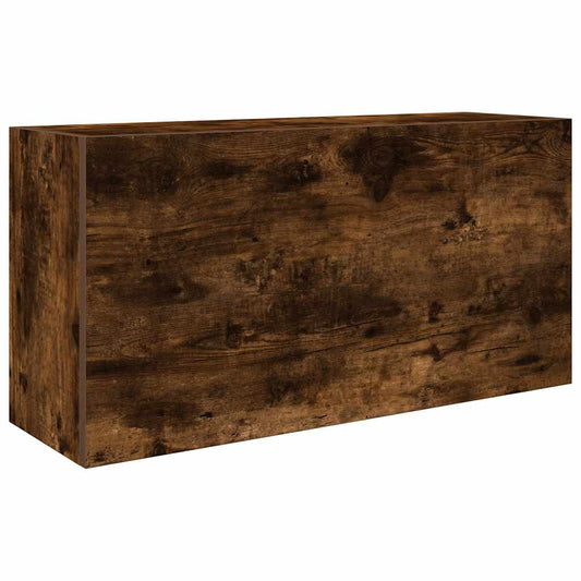 Bathroom Wall Cabinet Smoked Oak 80x25x40 cm Engineered Wood Bathroom Wall Cabinet Smoked Oak 80x25x40 cm Engineered Wood
