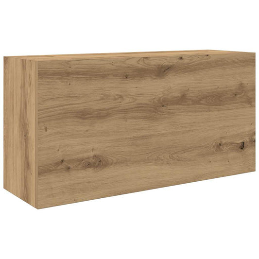 Bathroom Wall Cabinet Artisan Oak 80x25x40 cm Engineered Wood Bathroom Wall Cabinet Artisan Oak 80x25x40 cm Engineered Wood