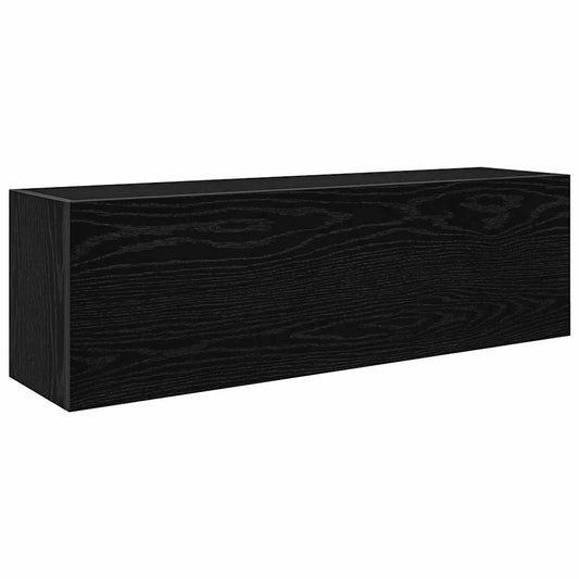 Bathroom Wall Cabinet Black 100x25x30 cm Engineered Wood Bathroom Wall Cabinet Black 100x25x30 cm Engineered Wood