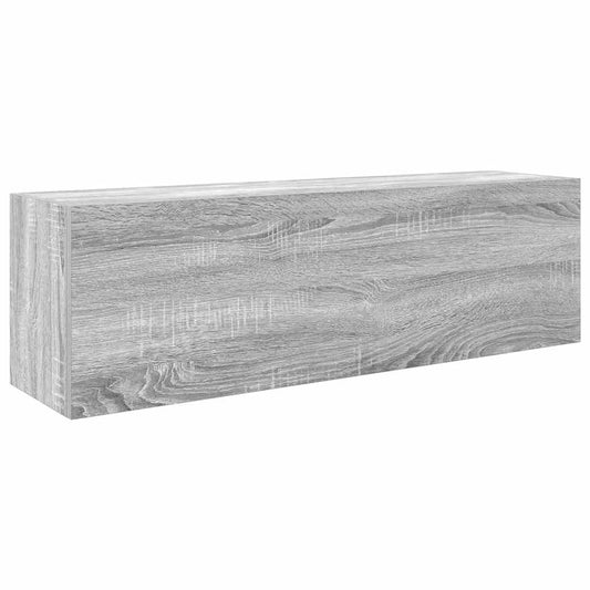 Bathroom Wall Cabinet Grey Sonoma 100x25x30 cm Engineered Wood Bathroom Wall Cabinet Grey Sonoma 100x25x30 cm Engineered Wood