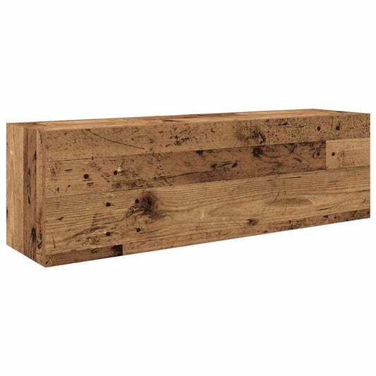 Bathroom Wall Cabinet Old Wood 100x25x30 cm Engineered Wood Bathroom Wall Cabinet Old Wood 100x25x30 cm Engineered Wood