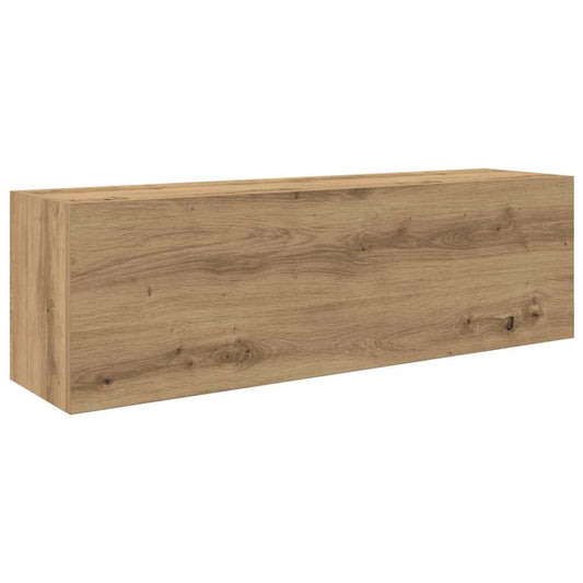 Bathroom Wall Cabinet Artisan Oak 100x25x30 cm Engineered Wood Bathroom Wall Cabinet Artisan Oak 100x25x30 cm Engineered Wood