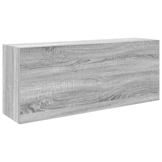 Bathroom Wall Cabinet Grey Sonoma 100x25x40 cm Engineered Wood Bathroom Wall Cabinet Grey Sonoma 100x25x40 cm Engineered Wood