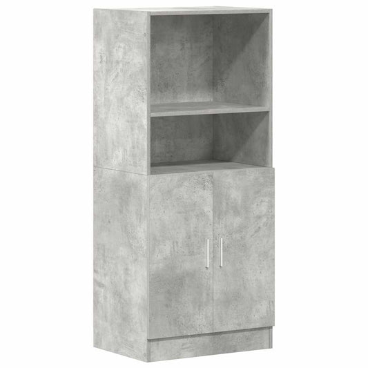 Kitchen Cabinet Concrete Grey 57x41,5x131,5 cm Engineered Wood Kitchen Cabinet Concrete Grey 57x41,5x131,5 cm Engineered Wood