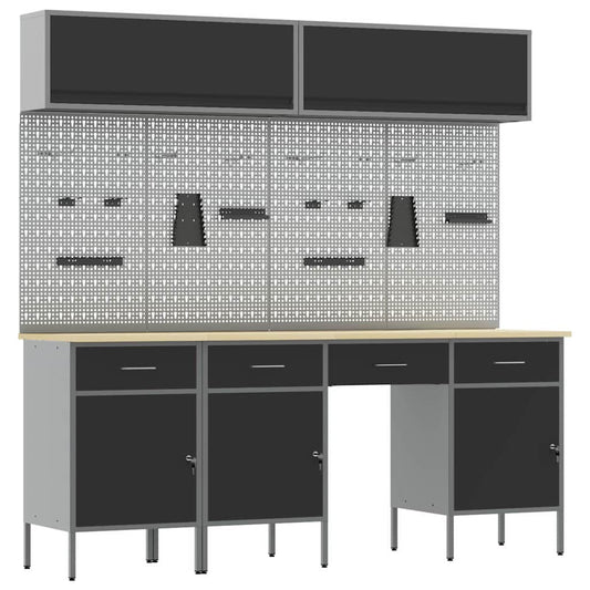 Work Cabinet Set with Drawer with Storage Manual 10 pcs Black Work Cabinet Set with Drawer with Storage Manual 10 pcs Black