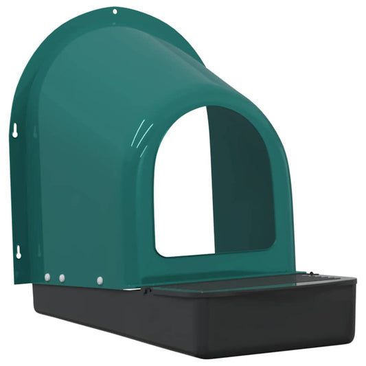 Chicken Nesting Boxes 4 pcs Wall-Mounted Dark Green Plastic Chicken Nesting Boxes 4 pcs Wall-Mounted Dark Green Plastic