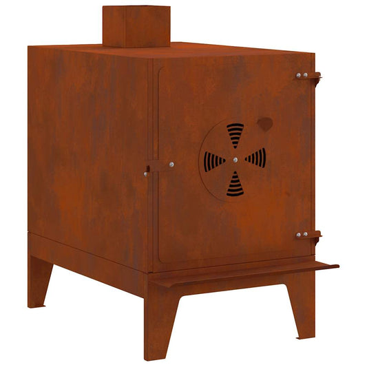 Camping Stove 35x50x60 cm Corten Steel Camping Stove 35x50x60 cm Corten Steel