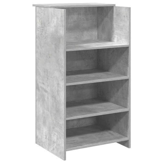 Reception Desk Concrete Grey 55x50x103.5 cm Engineered Wood Reception Desk Concrete Grey 55x50x103.5 cm Engineered Wood
