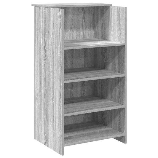 Reception Desk Grey Sonoma 55x50x103.5 cm Engineered Wood Reception Desk Grey Sonoma 55x50x103.5 cm Engineered Wood
