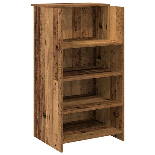 Reception Desk Old Wood 55x50x103.5 cm Engineered Wood Reception Desk Old Wood 55x50x103.5 cm Engineered Wood