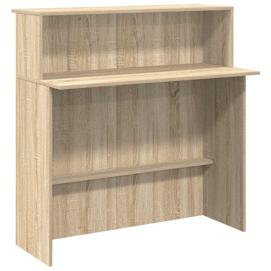 Reception Desk Sonoma Oak 100x50x103.5 cm Engineered Wood Reception Desk Sonoma Oak 100x50x103.5 cm Engineered Wood