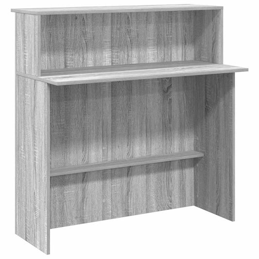 Reception Desk Grey Sonoma 100x50x103,5 cm Engineered Wood Reception Desk Grey Sonoma 100x50x103,5 cm Engineered Wood