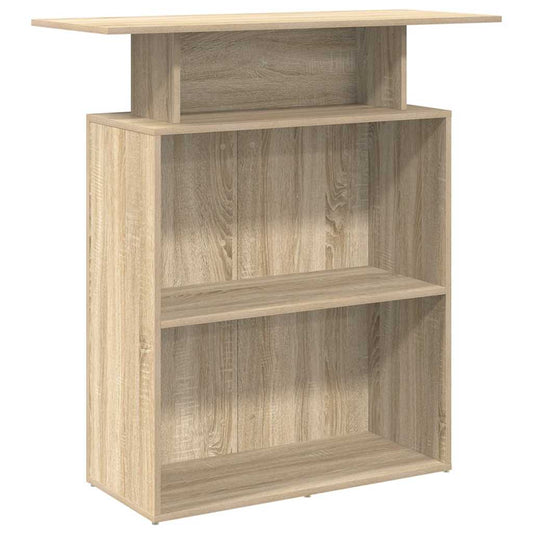 Reception Desk Sonoma Oak 100x40x104 cm Engineered Wood Reception Desk Sonoma Oak 100x40x104 cm Engineered Wood
