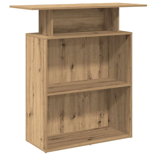 Reception Desk Artisan Oak 100x40x104 cm Engineered Wood Reception Desk Artisan Oak 100x40x104 cm Engineered Wood