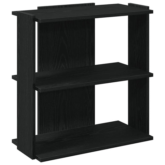 Bookcase 3-Tier Black 60x30x60 cm Engineered Wood Bookcase 3-Tier Black 60x30x60 cm Engineered Wood