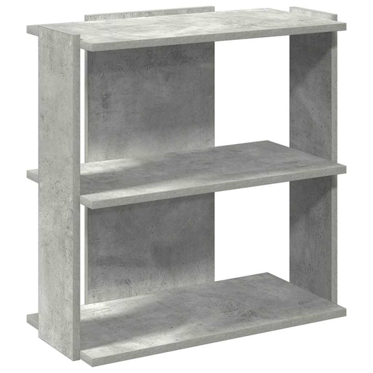Bookcase 3-Tier Concrete Grey 60x30x60 cm Engineered Wood Bookcase 3-Tier Concrete Grey 60x30x60 cm Engineered Wood