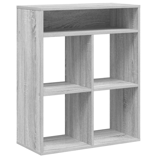 Book Cabinet Grey Sonoma 66x31x80 cm Engineered Wood Book Cabinet Grey Sonoma 66x31x80 cm Engineered Wood