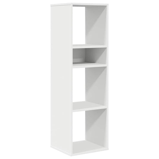 Book Cabinet White 34x31x112 cm Engineered Wood Book Cabinet White 34x31x112 cm Engineered Wood