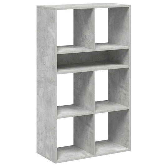 Book Cabinet Concrete Grey 66x31x112 cm Engineered Wood Book Cabinet Concrete Grey 66x31x112 cm Engineered Wood