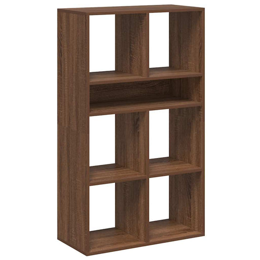 Book Cabinet Brown Oak 66x31x112 cm Engineered Wood Book Cabinet Brown Oak 66x31x112 cm Engineered Wood