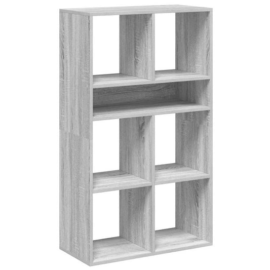 Book Cabinet Grey Sonoma 66x31x112 cm Engineered Wood Book Cabinet Grey Sonoma 66x31x112 cm Engineered Wood