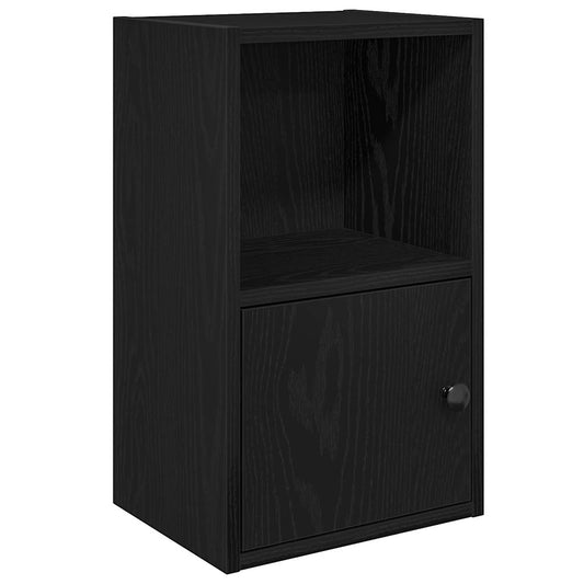 Bookcase Black Oak 31x24x52 cm Engineered Wood Bookcase Black Oak 31x24x52 cm Engineered Wood