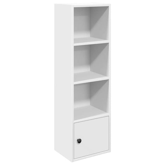 Bookcase White 31x24x102 cm Engineered Wood Bookcase White 31x24x102 cm Engineered Wood
