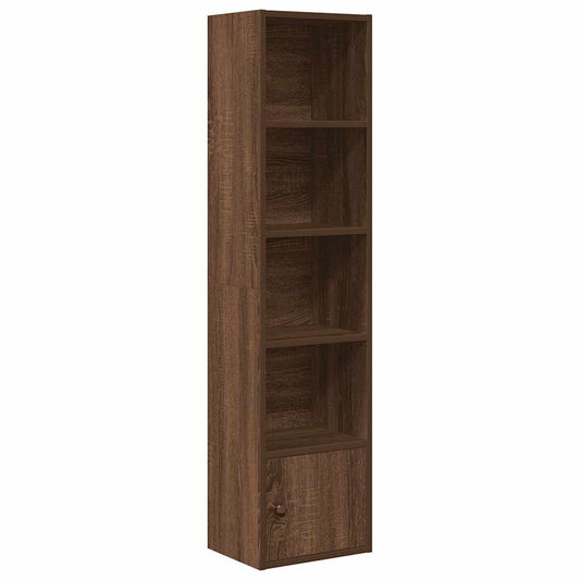 Bookcase Brown Oak 31x24x127 cm Engineered Wood Bookcase Brown Oak 31x24x127 cm Engineered Wood