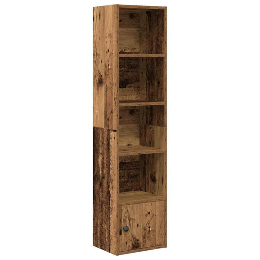 Bookcase Old Wood 31x24x127 cm Engineered Wood Bookcase Old Wood 31x24x127 cm Engineered Wood
