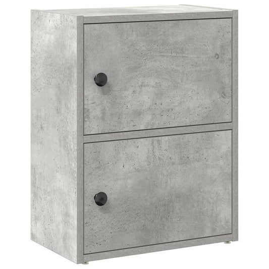 Bookcase Concrete Grey 40x24x52 cm Engineered Wood Bookcase Concrete Grey 40x24x52 cm Engineered Wood
