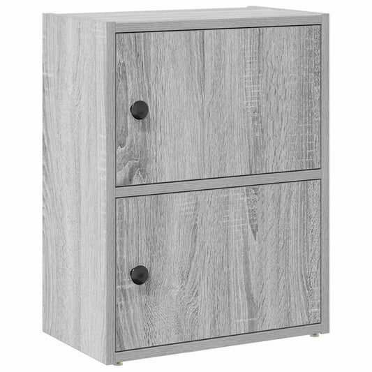 Bookcase Grey Sonoma 40x24x52 cm Engineered Wood Bookcase Grey Sonoma 40x24x52 cm Engineered Wood