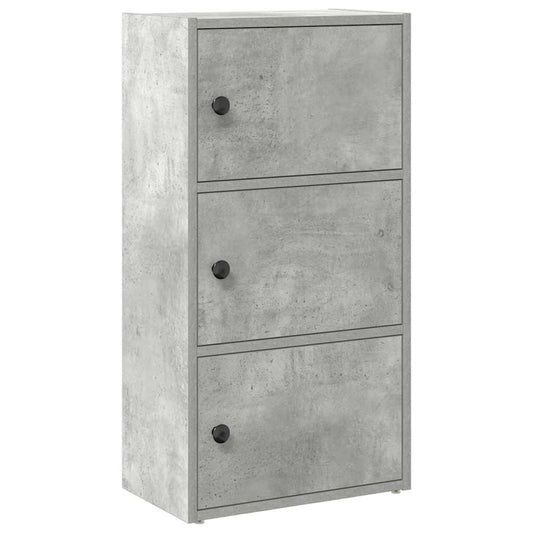 Bookcase Concrete Grey 40x24x77 cm Engineered Wood Bookcase Concrete Grey 40x24x77 cm Engineered Wood