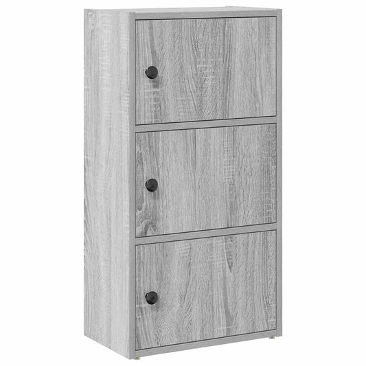 Bookcase Grey Sonoma 40x24x77 cm Engineered Wood Bookcase Grey Sonoma 40x24x77 cm Engineered Wood