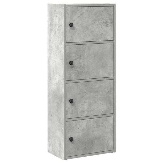 Bookcase Concrete Grey 40x24x102 cm Engineered Wood Bookcase Concrete Grey 40x24x102 cm Engineered Wood