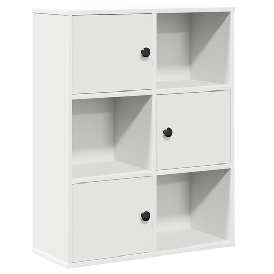 Bookcase White 60x24x76.5 cm Engineered Wood Bookcase White 60x24x76.5 cm Engineered Wood