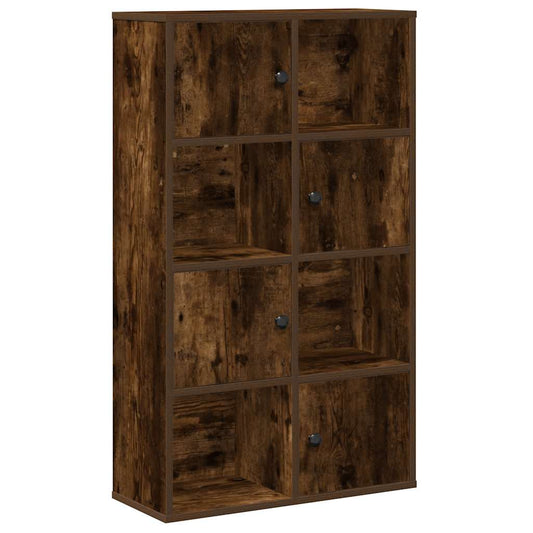 Bookcase Smoked Oak 60x24x101.5 cm Engineered Wood Bookcase Smoked Oak 60x24x101.5 cm Engineered Wood