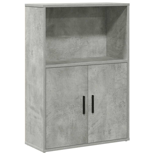 Bookcase Concrete Grey 60x24x85 cm Engineered Wood Bookcase Concrete Grey 60x24x85 cm Engineered Wood