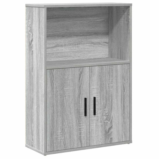 Bookcase Grey Sonoma 60x24x85 cm Engineered Wood Bookcase Grey Sonoma 60x24x85 cm Engineered Wood