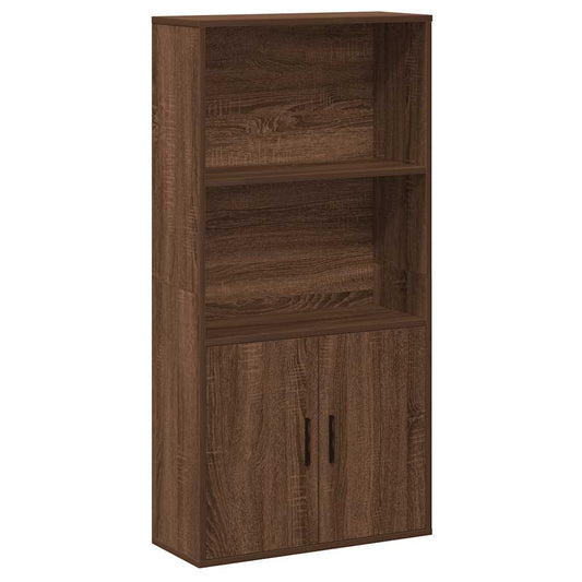 Bookcase Brown Oak 60x24x120 cm Engineered Wood Bookcase Brown Oak 60x24x120 cm Engineered Wood