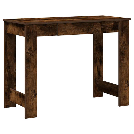 Desk Smoked Oak 100x45x75 cm Engineered Wood Desk Smoked Oak 100x45x75 cm Engineered Wood