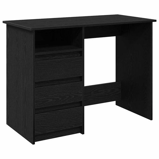 Desk Black 102x50x75 cm Engineered Wood Desk Black 102x50x75 cm Engineered Wood