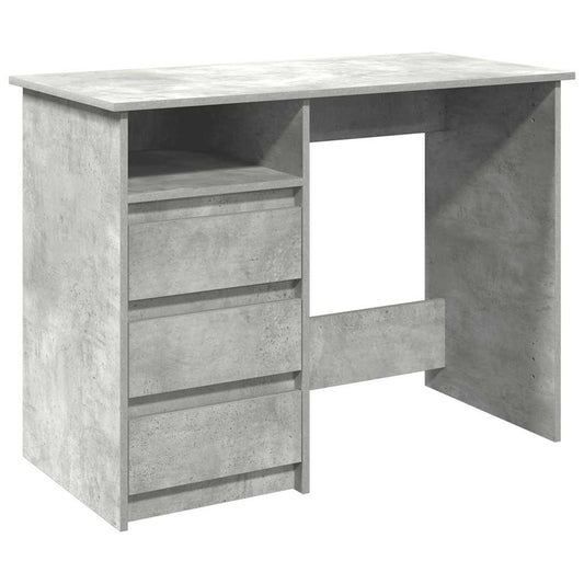 Desk Concrete Grey 102x50x75 cm Engineered Wood Desk Concrete Grey 102x50x75 cm Engineered Wood