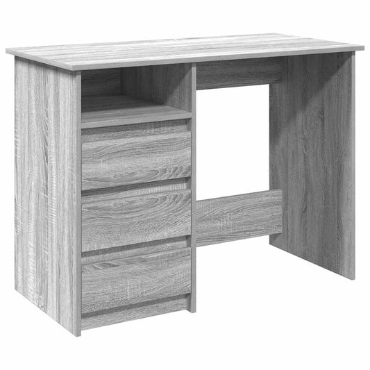 Desk Grey Sonoma 102x50x75 cm Engineered Wood Desk Grey Sonoma 102x50x75 cm Engineered Wood