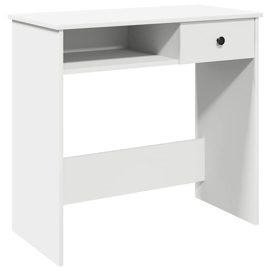 Desk White 80x40x75 cm Engineered Wood Desk White 80x40x75 cm Engineered Wood