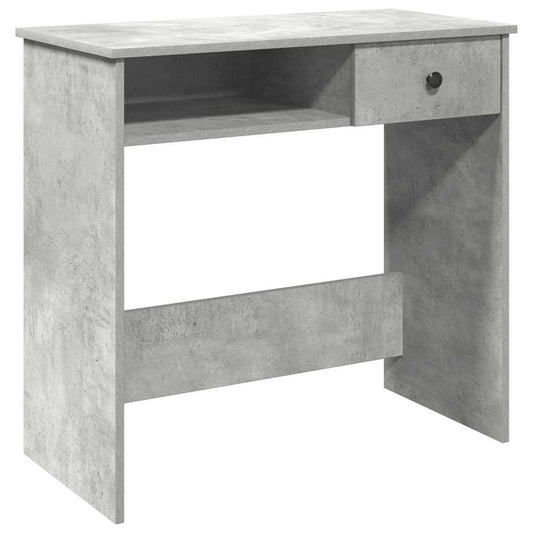 Desk Concrete Grey 80x40x75 cm Engineered Wood Desk Concrete Grey 80x40x75 cm Engineered Wood