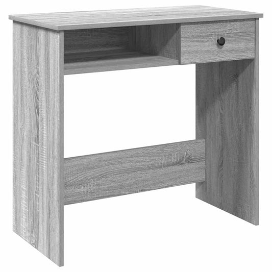 Desk Grey Sonoma 80x40x75 cm Engineered Wood Desk Grey Sonoma 80x40x75 cm Engineered Wood