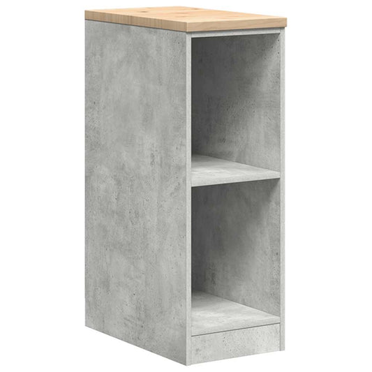 Garage Storage Cabinet Concrete Grey 30x51x85 cm Solid Wood Pine Garage Storage Cabinet Concrete Grey 30x51x85 cm Solid Wood Pine