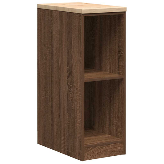 Garage Storage Cabinet Brown Oak 30x51x85 cm Solid Wood Pine Garage Storage Cabinet Brown Oak 30x51x85 cm Solid Wood Pine